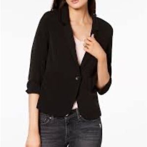 Decree black button jacket